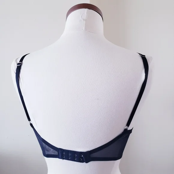 🏷Thistle And Spire NWOT Plunging Corset Underwire Bra W/Nude Underlay - 34B - Picture 6 of 14